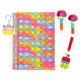 thumbnail image 1 of Push Bubble Notebook Con Llavero Pen Cap Suministros De Silicona Set College Ruled Paper Stress Relief Toy Regalos Para La Escuela Home College Office Moyic EL016338-00, 1 of 2