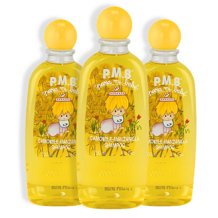 Para Mi Bebe Chamomile Shampoo, Gentle Daily Baby Shampoo 8.3 fl oz - (3-Pack)