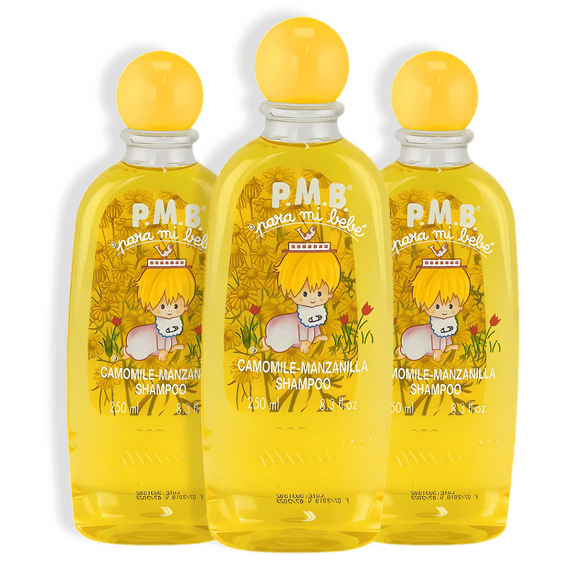 Para Mi Bebe Chamomile Shampoo, Gentle Daily Baby Shampoo 8.3 fl oz - (3-Pack)