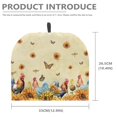thumbnail image 7 of HELLHERO Sunflower Rooster Teapot Dust Cover Keep Warm Insulation Portable, Holiday, 7 of 7