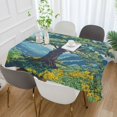 thumbnail image 2 of Yayeee Tablecloths 54" x 54" Rectangle Wrinkle Resistant Party Table Cover, Blue Mountain, 2 of 8