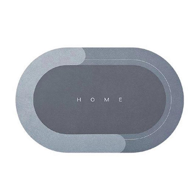 Super Absorbent Floor Mat Quick-drying Non-slip Nordic Style Diatom Mud Bath Mat For Bathroom Floor