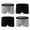 Black, variant on ALLLIST Boxer Briefs for Men Black Breathable Underwear Plain Soft Seamless Men's Underpants Pack-4 ,L-4XL