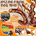 thumbnail image 3 of Juguetes masticables para perros OSORD, resistentes e indestructibles, de nailon para perros grandes, 3 of 8