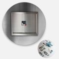 thumbnail image 4 of Designart 'Mint Indigo Dawn I' Farmhouse wall clock, 4 of 4
