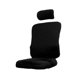 thumbnail image 4 of 3 Piezas de Silla de Ordenador de Oficina Macarena Estirables Extraíbles Asientos de silla Giratorios Universales de Negro Funda para silla de ordenador de oficina, 4 of 8
