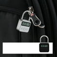 thumbnail image 4 of Metal Timer Lock LCD Time 99 Hours Max Timing USB Timer Padlock-Good, 4 of 5