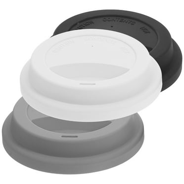 3pcs Round Silicone Lids Flexible Cup Lids Silicone Mug Covers Cup Lids Portable Mug Covers