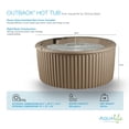 thumbnail image 5 of Aqualife by Strong Spas Outback 6 Person Plug & Play Hot Tub Spa, Cobblestone, 5 of 15