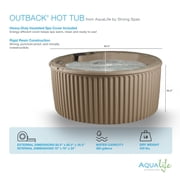 Aqualife by Strong Spas Outback 6 Person Plug & Play Hot Tub Spa, Cobblestone
