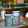 thumbnail image 6 of ALAZA Funny Skull 2 PCs LED Flickering Flameless Candles with Remote Timer Battery Operated Candle, 6 of 7