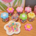 thumbnail image 2 of Una caja de pinza para el pelo para bebé, horquilla infantil con flor de estrella, Mini tocado con botones para el pelo para niñas, accesorios bonitos para tocado para niños, 2 of 5