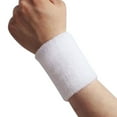 thumbnail image 3 of UDIYO 1Pc Wristband Light Weight Reusable Cotton Yarn Unisex Sports Tennis Badminton Sweatband for Running, 3 of 7
