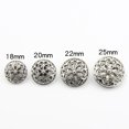 thumbnail image 5 of 10pcs Gold Clothing Button - Hollow Flower Shape Metal Shank Round Shaped Metal Button Sewing Button, 5 of 5