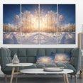 thumbnail image 1 of Horizontally Flipped Winter Land - Landscape Canvas Art Print, 1 of 3