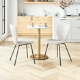 thumbnail image 5 of Thibideaux Dining Chair Ivory Dining Chair, Modern Style, Stackable for space saving storage, Plywood, Indoor Dining, 5 of 12