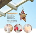 thumbnail image 4 of Star Votive Tea Light Candle Holder Hanging Lighting Lantern, 4 of 5