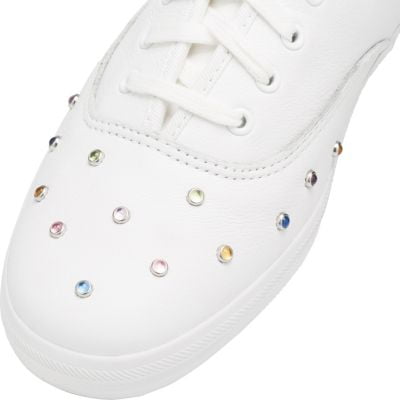 Keds Champion Starlight Leather Stud Women 7.5 White Walmart