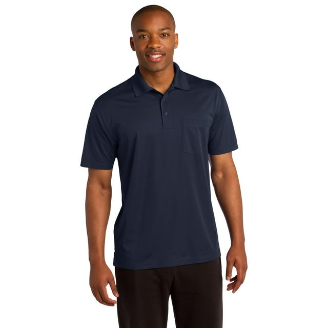 Polo con bolsillo Sport-Tek® Micropique Sport-Wick®. ST651 deporte-tek ST651