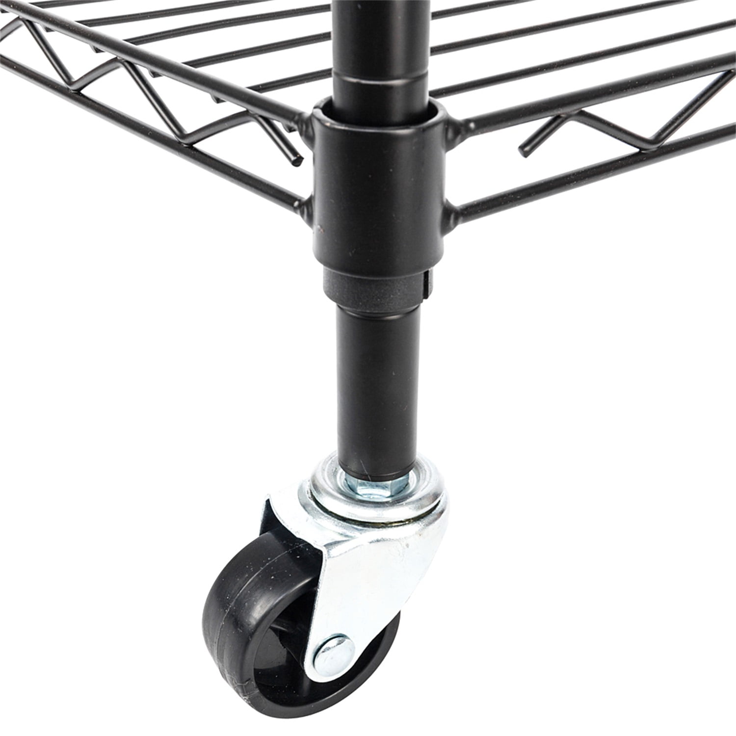 Lowestbest 2 Tier Rod Closet Organizer, Black Lowestbest 2 Tier Rod Closet Organizer, Black