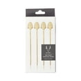 thumbnail image 3 of Viski Art Deco Stainless Steel Cocktail Picks for Olives, Set of 4, Gold, 3 of 7