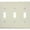 Multicolor, variant on Leviton 80511-I 3-Gang Toggle Switch Wallplate, Midway Size, Ivory