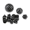 thumbnail image 5 of segolike 15Pieces Acrylic Multi Side Numeral Dice for Role Play Board Game White, 5 of 5