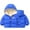 Blue, variant on Vividxx Girls Jacket Kids Toddler Baby Girls Boys Winter Warm Thick Long Sleeve Hooded Padded Clothes Coat Party Outerwear Jackets Tops 2-3 Years