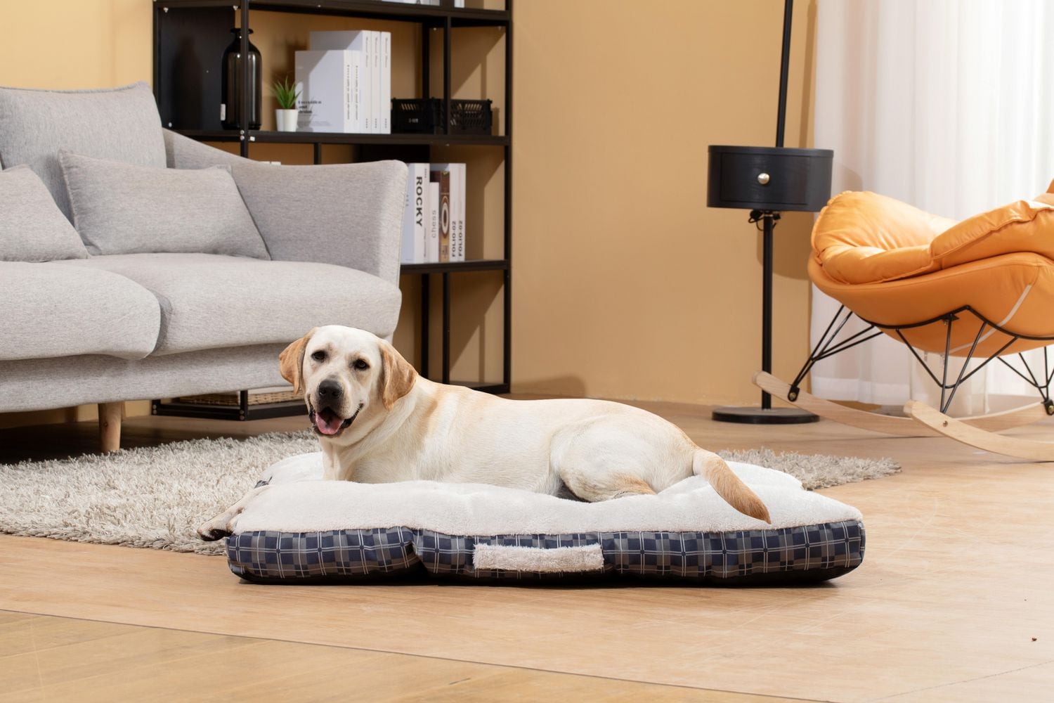 Petspace GUSSET BED BLUE
