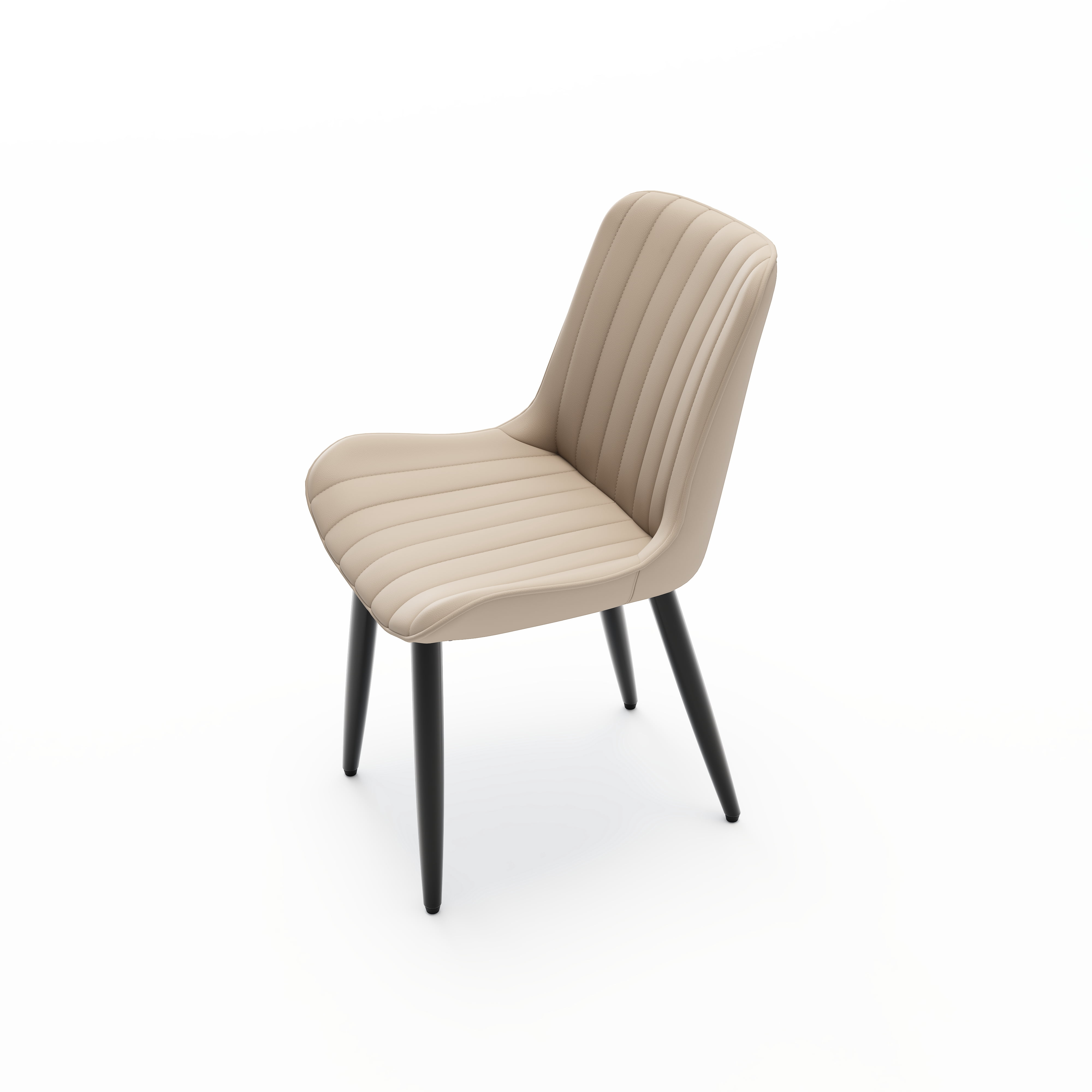 Modern Velvet Upholstered Dining Chairs with Metal Legs, Accent Chairs, Blue