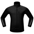 thumbnail image 2 of Hombres hombres en bicicleta chaqueta a prueBa de viento sharl blando lelling fining múltiples bolsillos de invierno con detalla reflectantes, 2 of 7