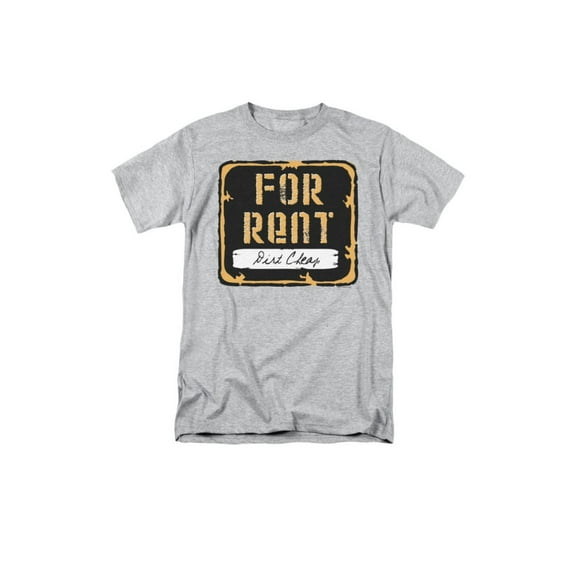 For Rent Sign Dirt Cheap Funny Adult T-Shirt Tee