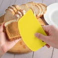 thumbnail image 4 of Dough Scraper Bench Scraper, 5.3x3.7" Plastic Flexible Bowl Scraper, Sharp Edge & Angles Cake Scraper, Food-safe Plastic Dough Scraper, Non-Slip Bakeware Decorating Tools Sculpting & Modeling Tools, 4 of 4