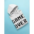 thumbnail image 3 of Game Over Quote Hoodie Men -Image by Shutterstock, Male Medium, 3 of 4