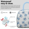thumbnail image 3 of Lunch Bag Lunch Box for Women Reusable Insulated Lunch Bags,Water-Resistant Blue Crabs Repeat Cooler Lunch Tote Bag, Large Capacity for Work Travel Picnic, 3 of 6
