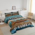 thumbnail image 3 of Erosebridal Rustic Farmhouse Bedding Queen Comforter Set, Sailboat Down Comforter, Paddle Decor, Breathable 3pcs, 3 of 7