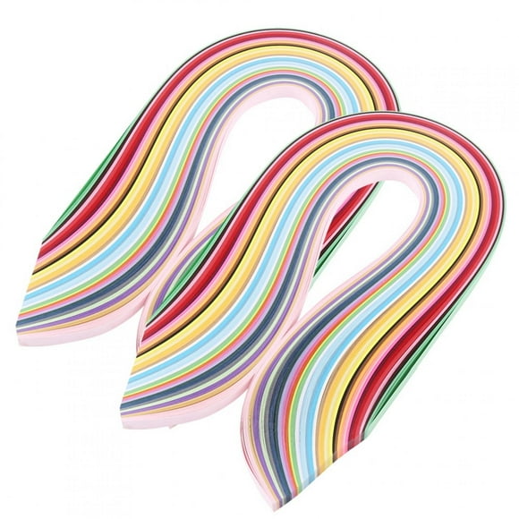 Papel para filigranas DIY, multicolor, 720 piezas, tiras de papel para filigranas DIY, tiras de papel para filigranas de alta capacidad