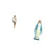 thumbnail image 5 of Figura De Resina De Chica Nube Estética, Estatua De Personaje De Arte Abstracto, Decoración Creativa, Adorno Religioso De La Virgen María Y Jesús, Escultura Católica, Para Dormitorio,, 5 of 8