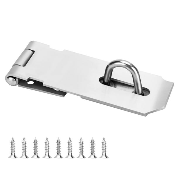 Cerradura de pestillo de puerta de acero inoxidable, cierre de seguridad para puerta, juego de cerradura de pestillo resistente para puertas, gabinetes, armarios