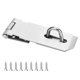 thumbnail image 1 of Cerradura de pestillo de puerta de acero inoxidable, cierre de seguridad para puerta, juego de cerradura de pestillo resistente para puertas, gabinetes, armarios, 1 of 5
