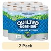 (2 pack) Quilted Northern Ultra Soft & Strong Toilet Paper, 18 Mega Rolls