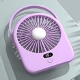 thumbnail image 2 of Colgante de doble propósito ventilador luz usb portátil pantalla digital pequeño ventilador de techo, 2 of 11