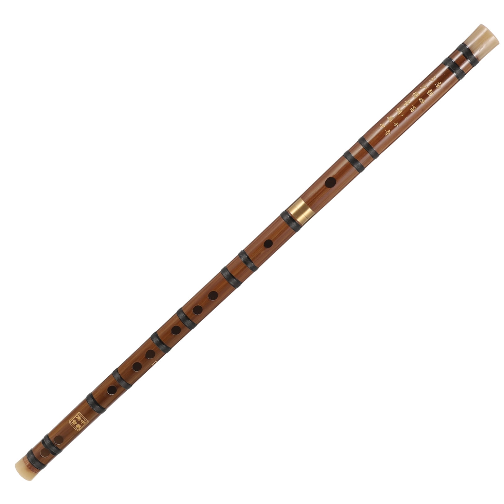 LOLIPPYY Chinese Wooden Flute Brown for Kids Early Education and Music Practice - 1 Set Traditional Instrument