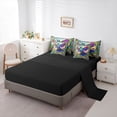 thumbnail image 5 of Homewish Boys Girls Wildlife Hummingbird Bedding Comforter Set 7 Pieces,Exotic Style Full Bedding Set Lightweight,Chic Colorful Flowers Fitted Sheet Flat Sheet,Ultra Soft Home Decor,Reversible, 5 of 8