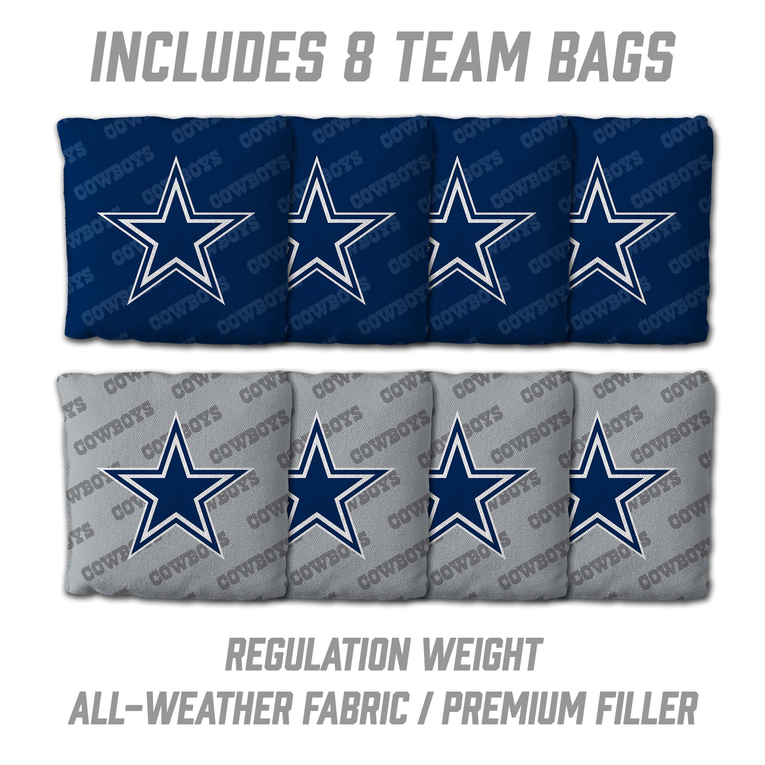 YouTheFan NFL Dallas Cowboys 2x4 Slogan Series Cornhole