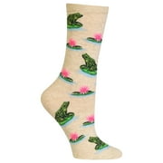 Hot Sox Womens Frog Crew Socks