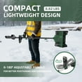 thumbnail image 4 of EW Ultra Portable Cordless Snow Shovel, Electric Snow Blower with Auxiliary Handle, 2500RPM, 12 inch x 6 inch cleaning path (Tool Only, Compatible with 20V DeWalt Battery), 4 of 9
