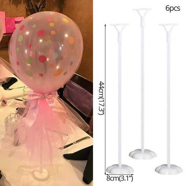 Soporte para globos de mesa de boda, Base flotante, decoración para Baby Shower, cumpleaños, 1/2/3 unidades