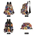 thumbnail image 4 of FORMRS Mini Backpack Purse for Women Travel Daypack Casual Shoulder Bag, Large Colorful Flowers Pattern, 4 of 7