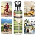 thumbnail image 7 of Yayeee 33oz Insulated Water Bottle Double Wall Stainless Steel with Flip Straw Lid, Black Martini, 7 of 7